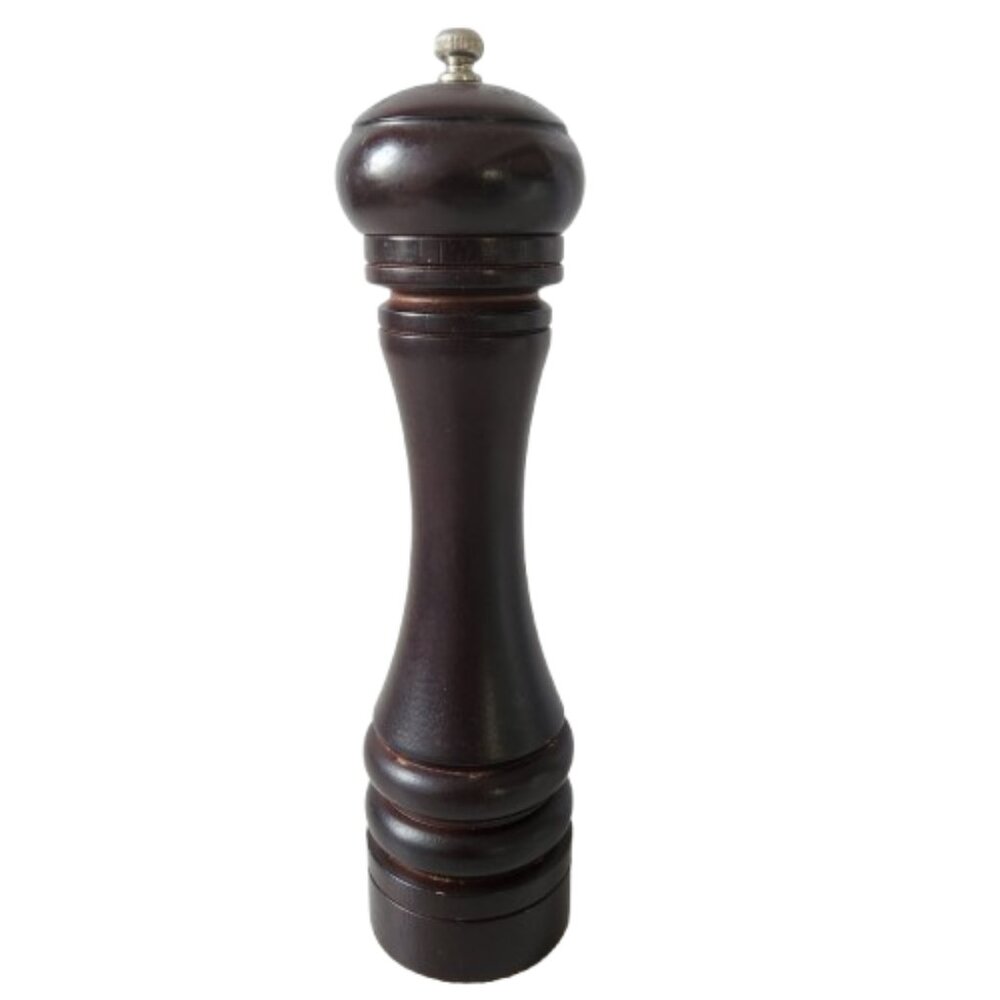 Trudeau 27cm Dark Wood Pepper Grinder Mill – Good Working Condition